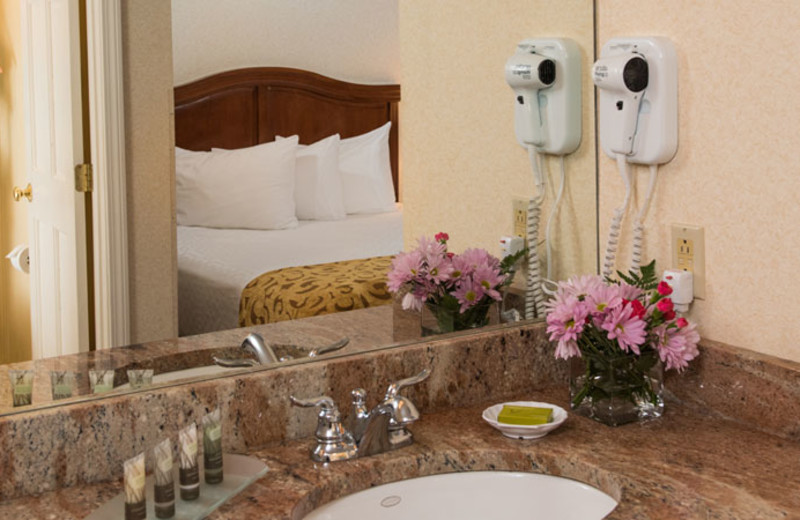 Guest room at The Meadowmere Resort.