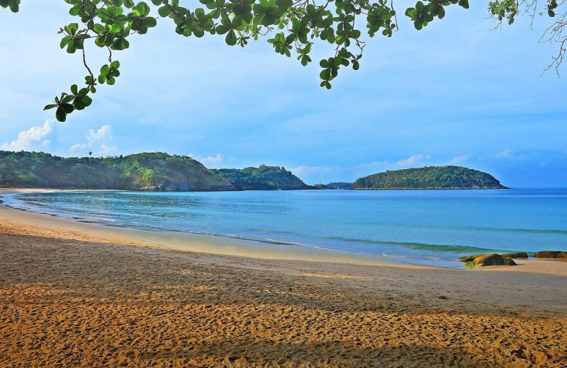 The beach at The Nai Harn.