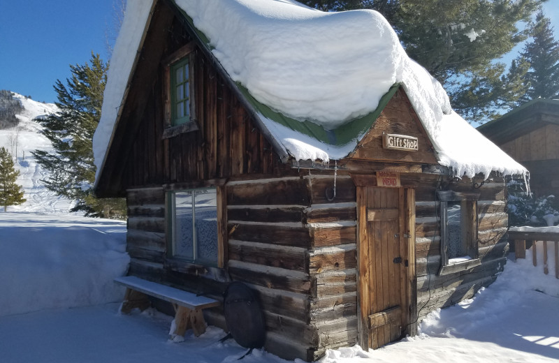 Cabin exterior at The Home Ranch.