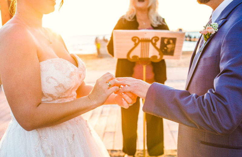 Weddings at Appeldoorn's Sunset Bay Resort.