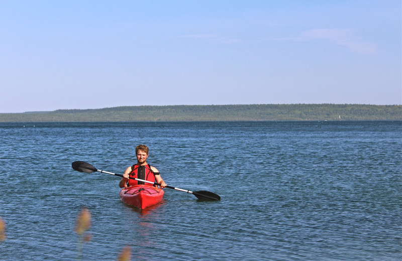 Kayaking at Black Rock Resort.