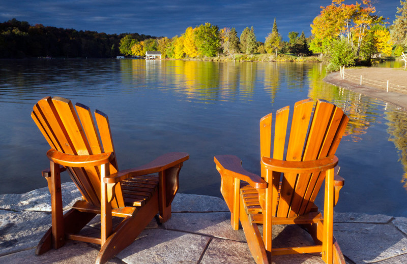 Lake view at Deerhurst Resort.