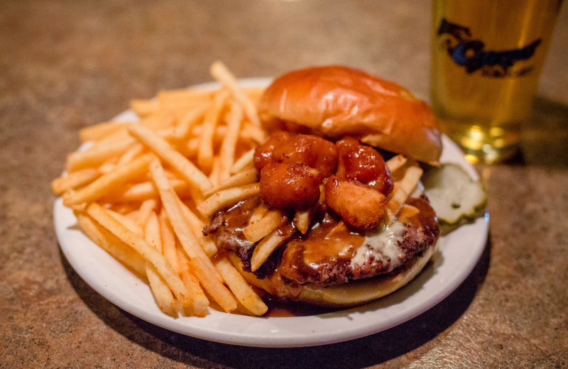 Cyrus Resort's Famous Poutine Burger