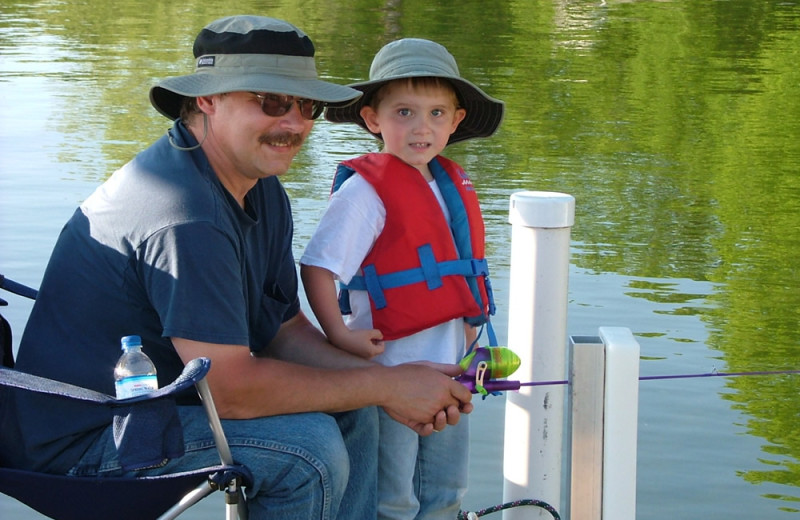 Fishing at Fisherman Village Resort.