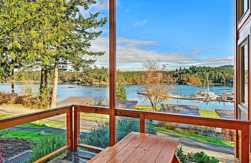 Deck view at Snug Harbor Marina Resort.