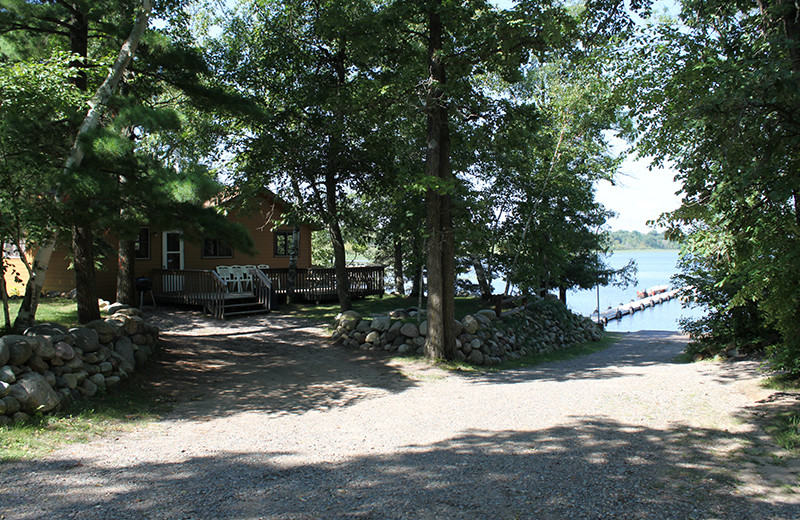 Cabin exterior at Upper Cullen Resort.