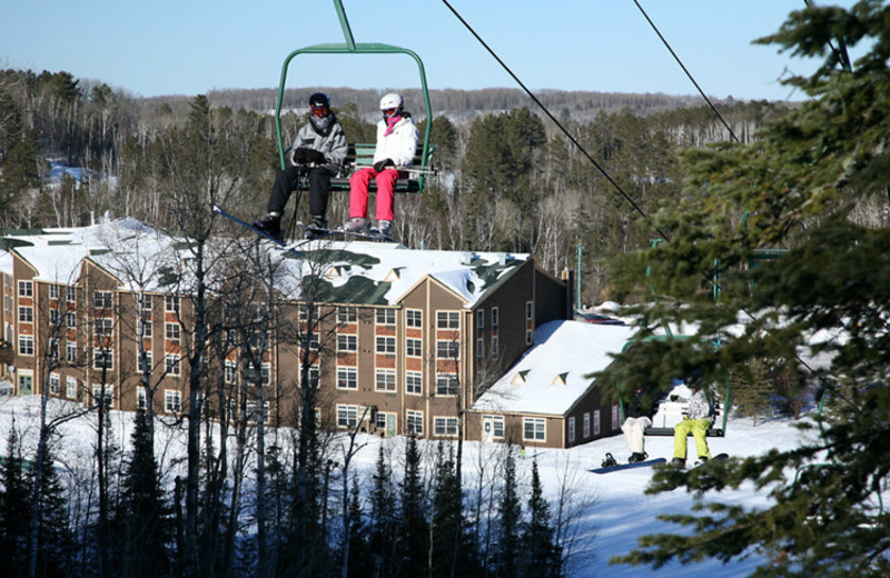 Ski lift at Giants Ridge Golf and Ski Resort.