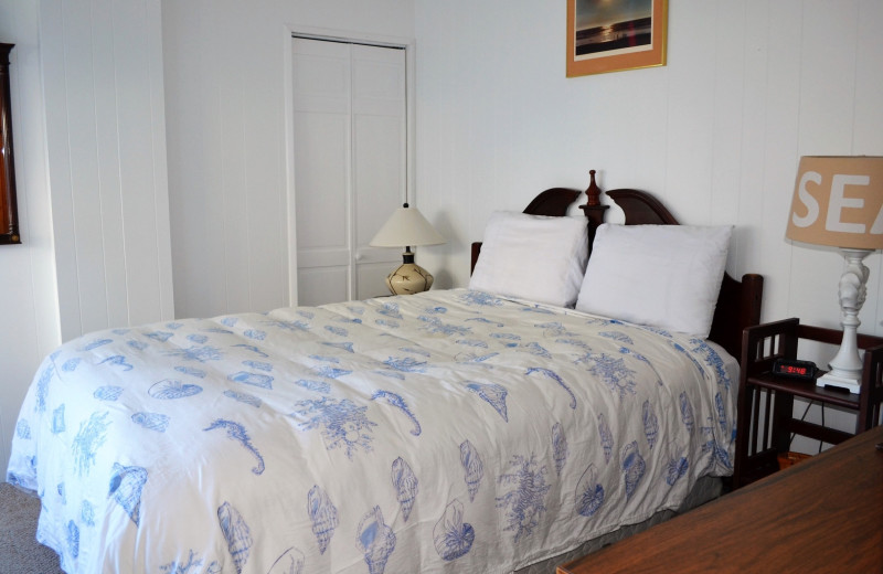 Rental bedroom at Beachhouse Vacation Rentals.