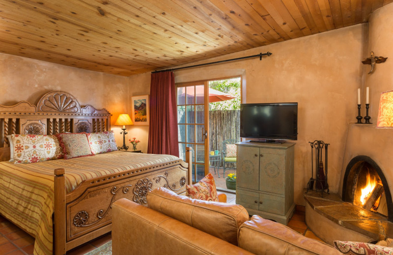 Guest room at El Farolito Bed and Breakfast.