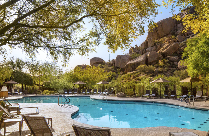 Outdoor pool at The Boulders Resort, The Waldorf Astoria Collection.