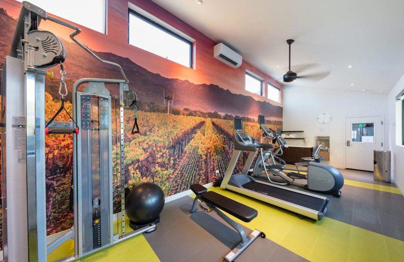 Fitness room at Best Western Plus Stevenson Manor Inn.