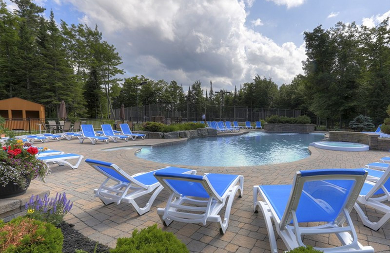 Pool at Fiddler Lake Resort.