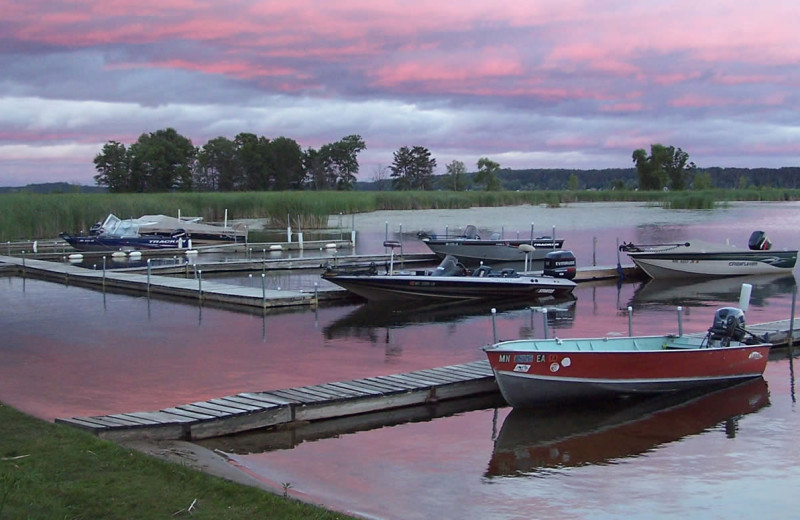 Lake view at Shamineau Acres Resort.