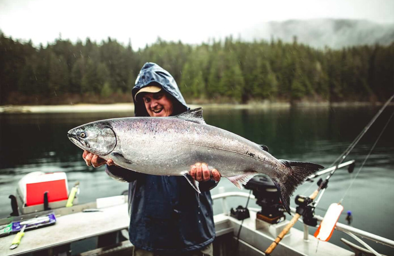 Fishing at Elfin Cove Resort.