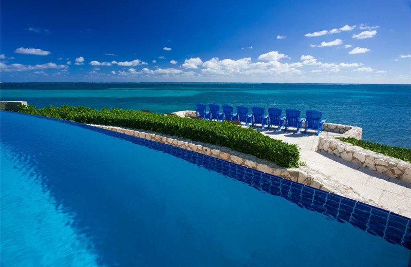 Outdoor pool at Cayman Castle.