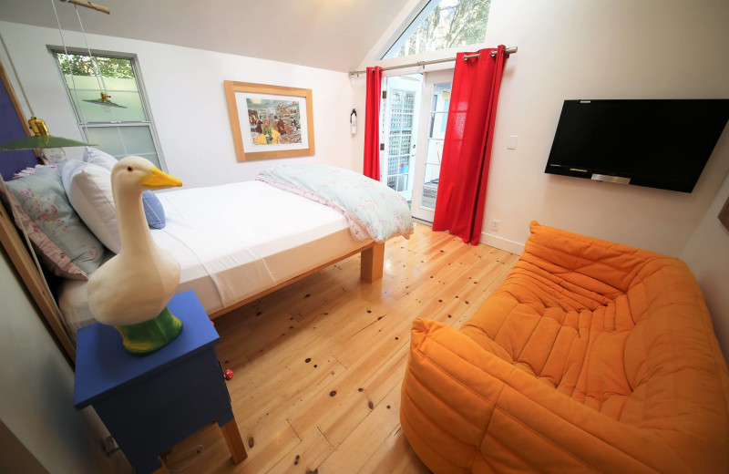 Guest room at Metro Hotel.