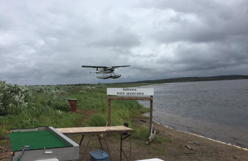 Boat plane at Nushagak River Adventure Lodge.