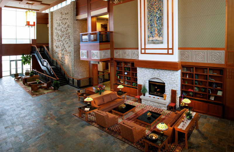 Lobby at Eaglewood Resort & Spa.