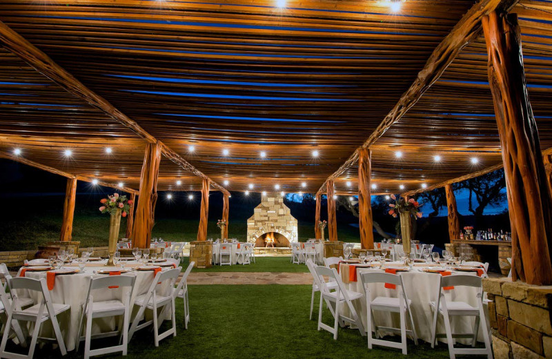 Wedding reception at Tapatio Springs Hill Country Resort.