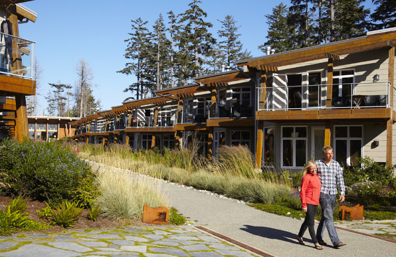 Exterior view of Cox Bay Beach Resort.