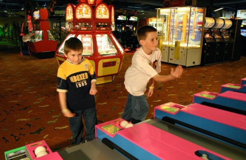 Arcade at Kalahari Waterpark Resort Convention Center.