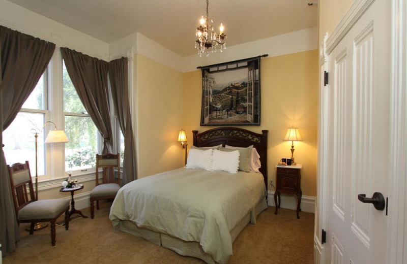 Main House guest room at Hennessey House Bed & Breakfast.