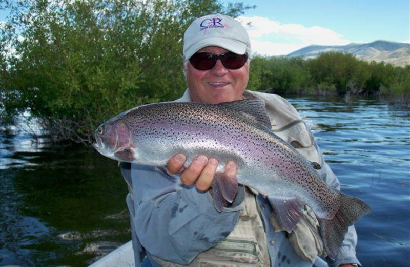 Fishing at Montana High Country Lodge.