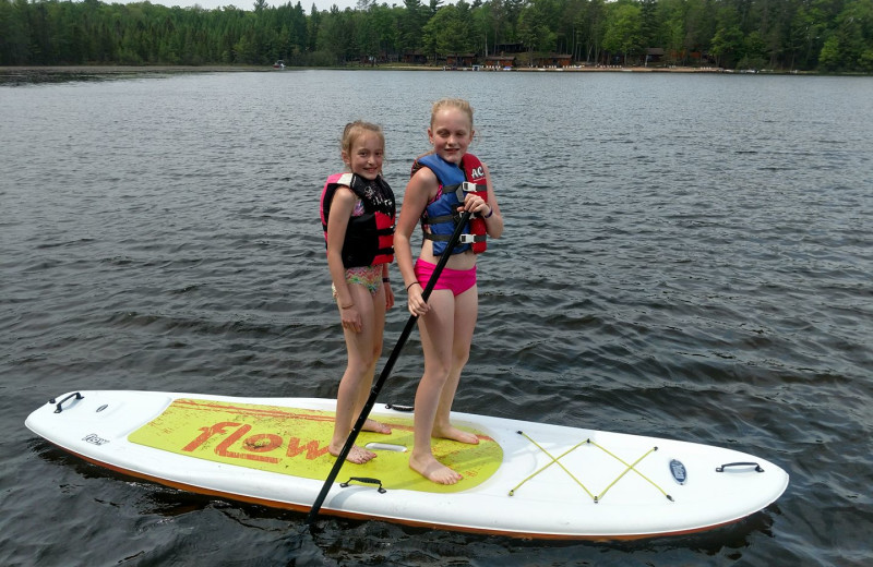 Paddle boards at Hiller Vacation Homes.