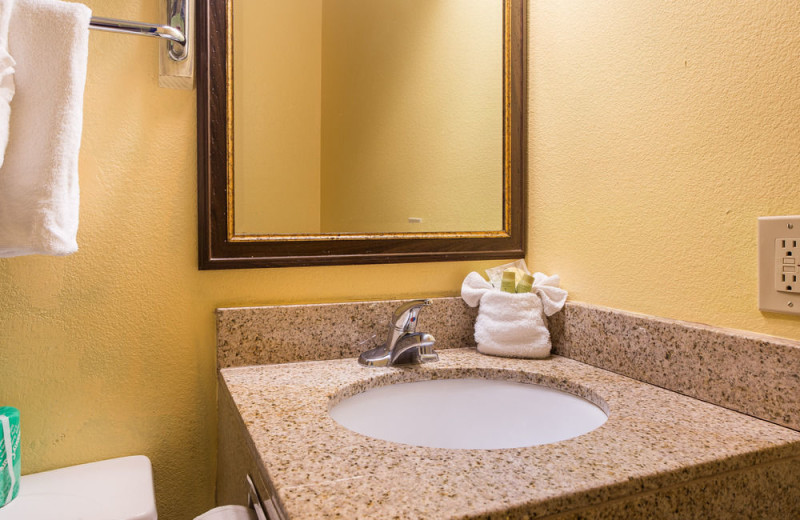 Guest sink at Aqua Breeze Inn.