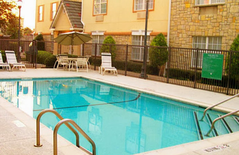 Outdoor pool at TownePlace Suites Dallas Plano.