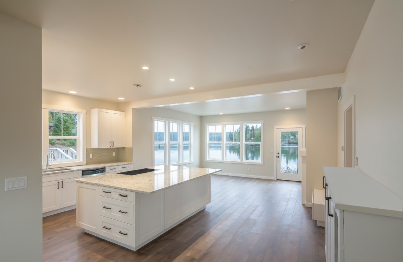 Rental kitchen at The Resort at Port Ludlow.