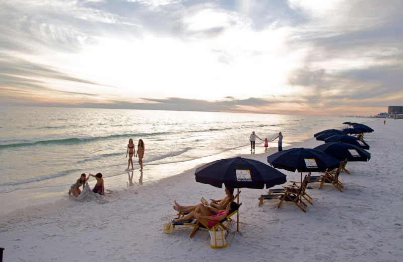 The beach at Sandestin Golf Resort.