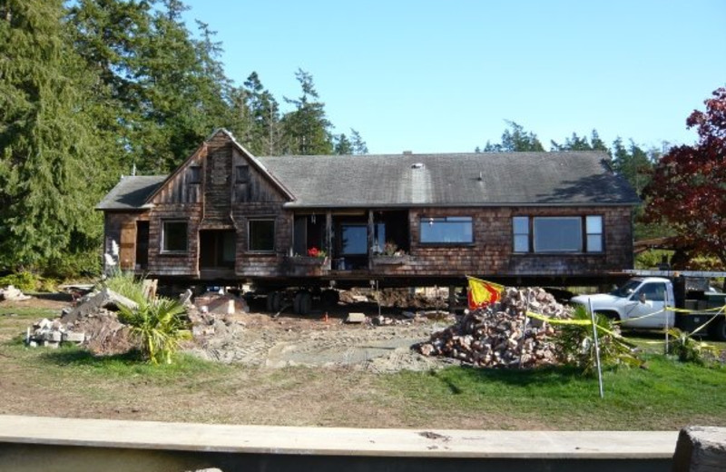 Cottage exterior at West Beach Resort.