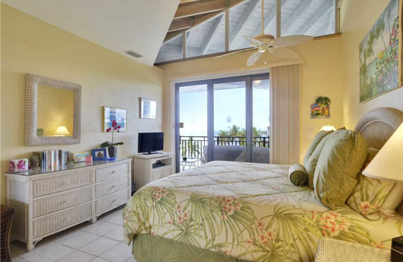 Rental bedroom at At Home in Key West, LLC.