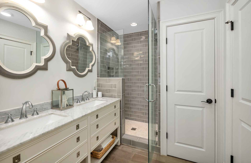 Bathroom at Real Escapes Properties - Landfall Cottage.