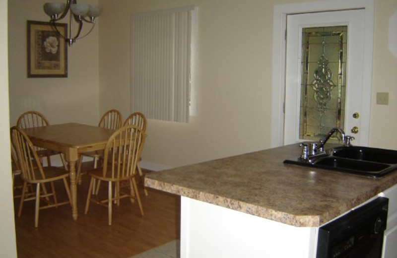 Guest dining area at Tea Island Resort.