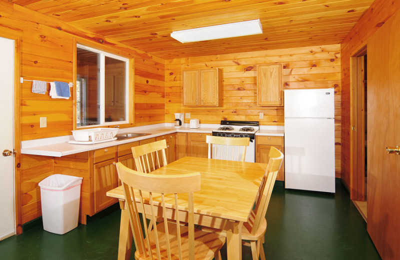 Guest kitchen at Whitefish Bay Camp.