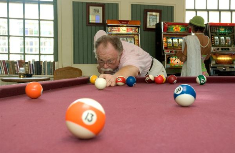 Billiards at 1905 Basin Park Hotel.