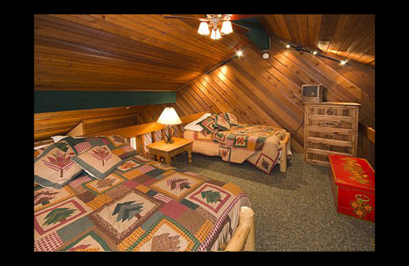 Vacation rental bedroom at JetLiving.