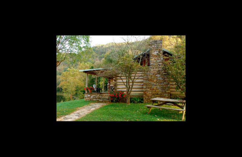 Cabin exterior at Bare Farm Cabin.