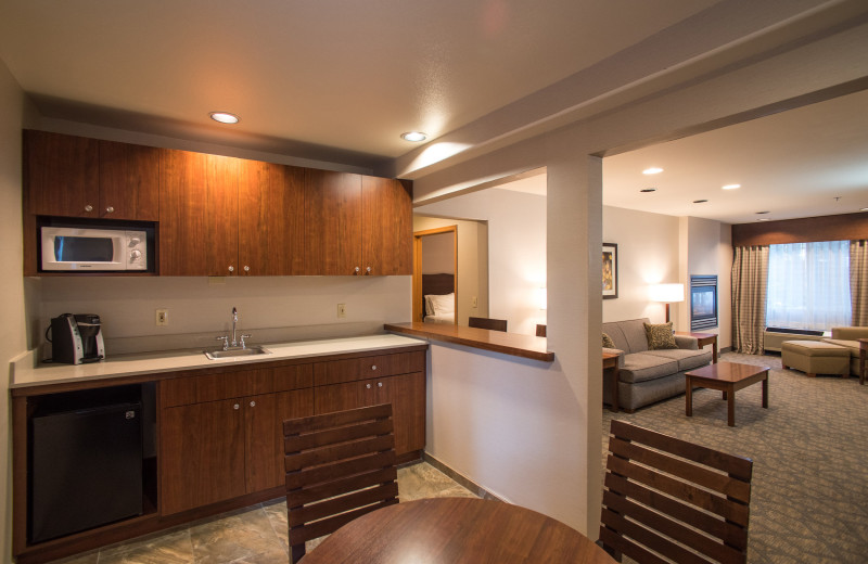 Guest room at Holiday Inn Express at Lake Tahoe.