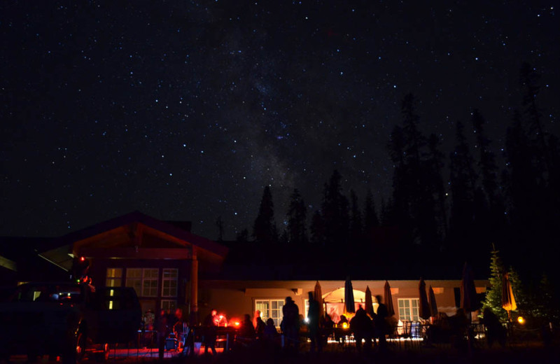 Starry sky at St. Bernard Lodge.