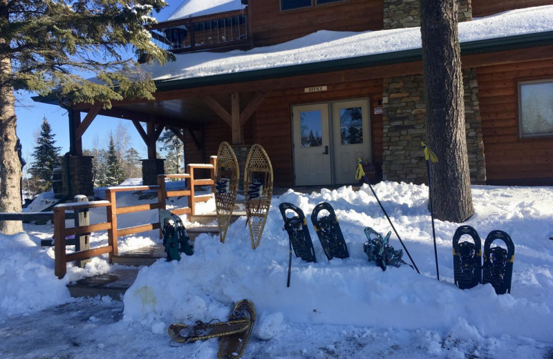 Winter at Pehrson Lodge Resort.