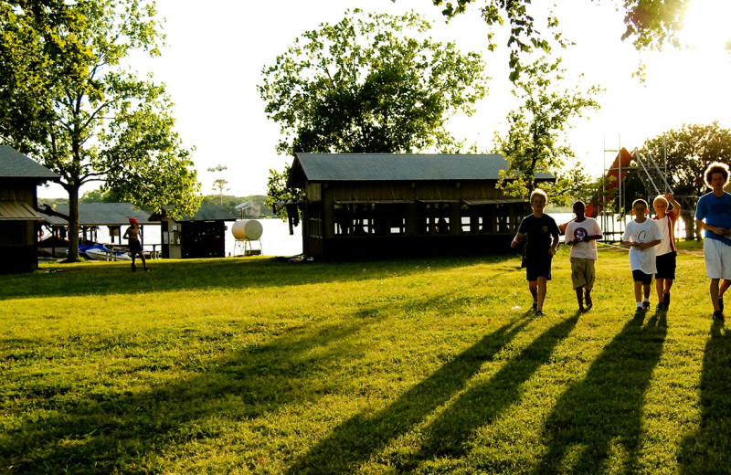 Exterior view of Camp Champions on Lake LBJ.