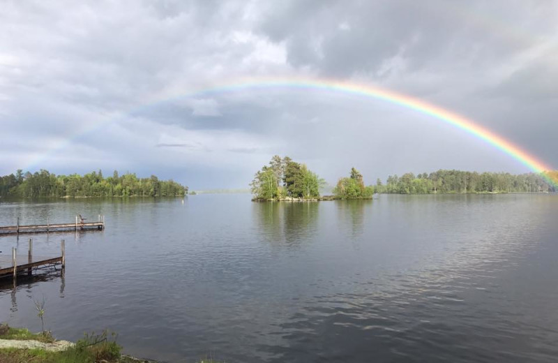 Lake view at Muskego Point Resort.