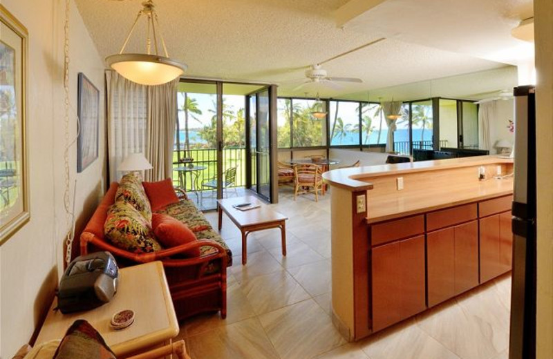 Vacation rental interior at Maui Vacation Rentals.