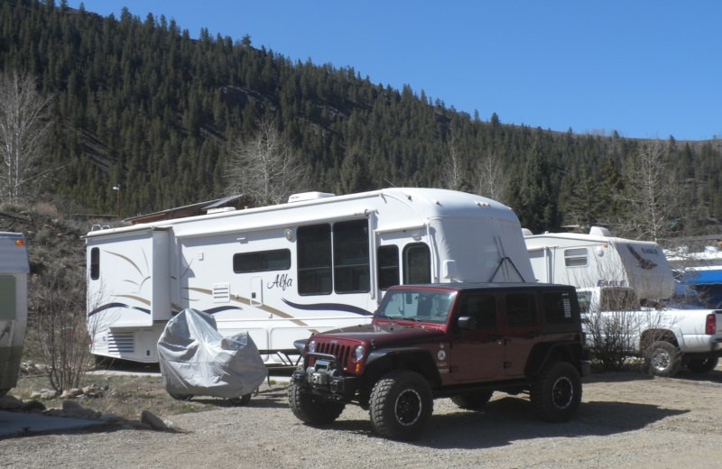 RV camp at Three Rivers Resort & Outfitting.