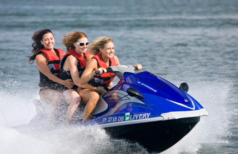 Jet ski at Fourwinds Resort & Marina.