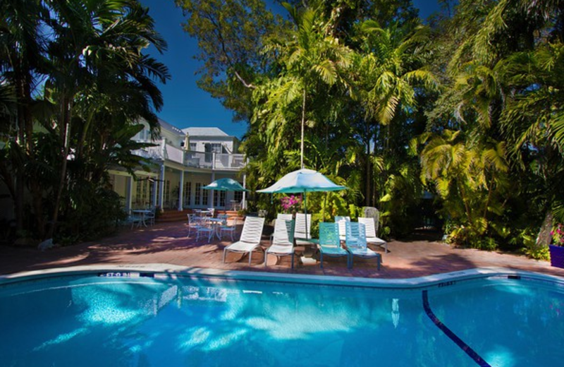 Outdoor pool at The Gardens Hotel.