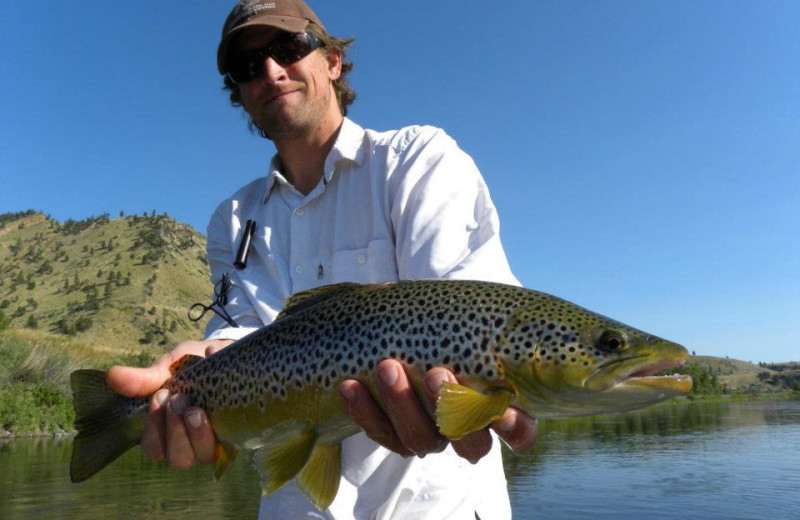 Fishing at Galloup's Slide Inn.